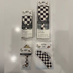 MacKenzie-Childs x Goody Wet Brush Courtly Check Bundle